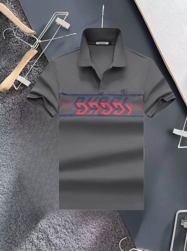 Wholesale Cheap High-quality men G.ucci Short Sleeve Lapel Replica Designer T Shirts for Sale