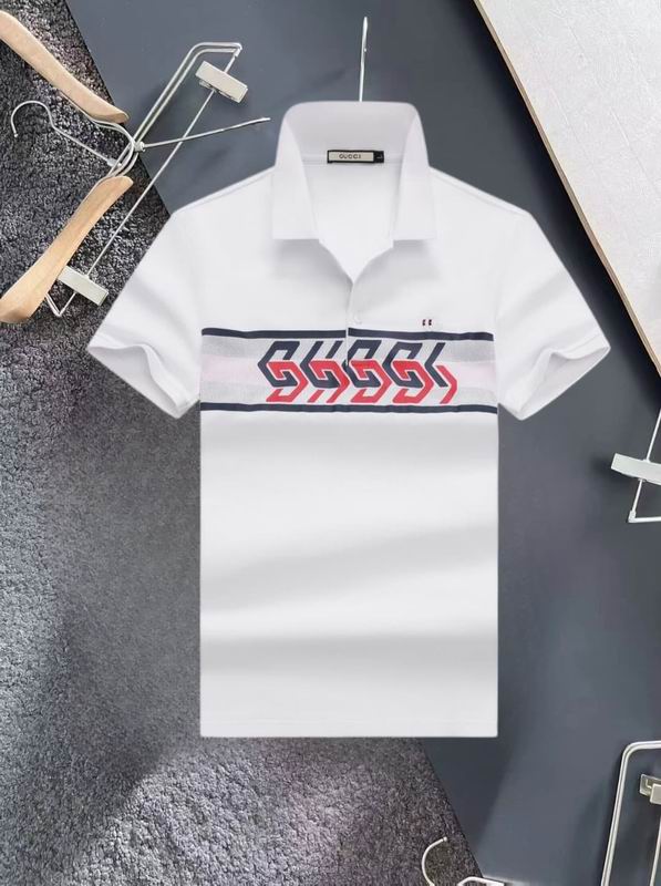 Wholesale Cheap High-quality men G.ucci Short Sleeve Lapel Replica Designer T Shirts for Sale