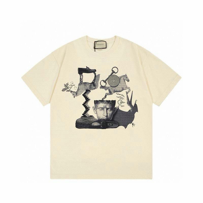 Wholesale Cheap High Quality Brands G.ucci women Replica Designer T shirts for Sale