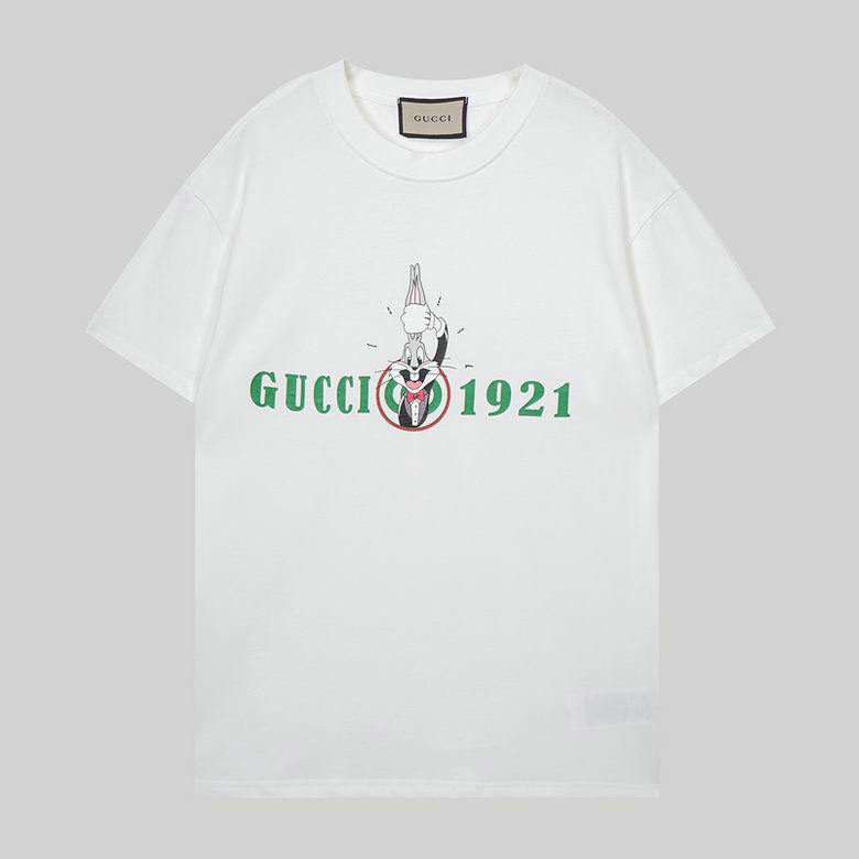 Wholesale Cheap G ucci Designer Short Sleeve T shirts for Sale