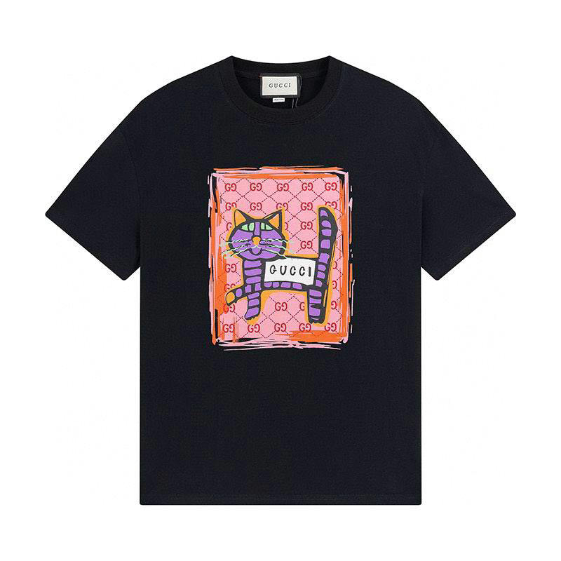 Wholesale Cheap G.ucci Women Short Sleeve Replica T Shirts for Sale