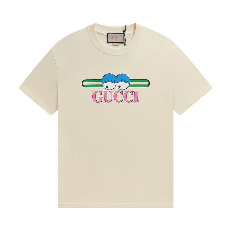 Wholesale Cheap G.ucci Women Short Sleeve Replica T Shirts for Sale