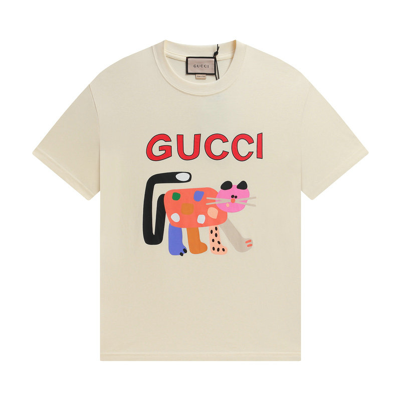 Wholesale Cheap G.ucci Women Short Sleeve Replica T Shirts for Sale