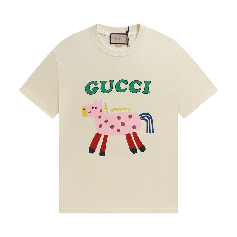 Wholesale Cheap G.ucci Women Short Sleeve Replica T Shirts for Sale