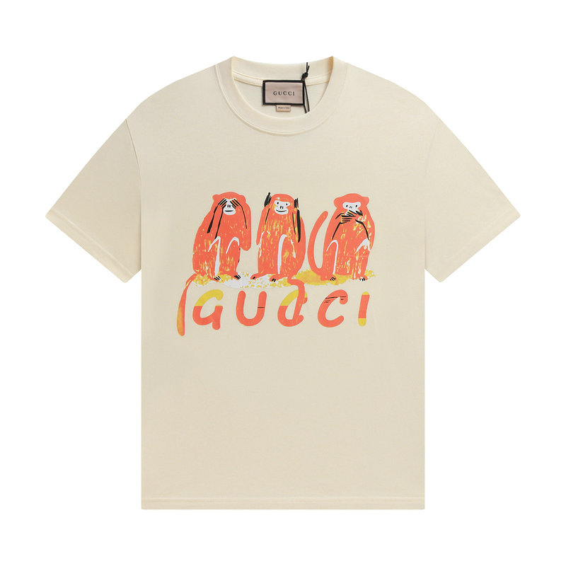 Wholesale Cheap G.ucci Women Short Sleeve Replica T Shirts for Sale