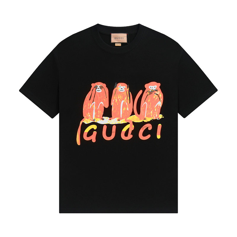 Wholesale Cheap G.ucci Women Short Sleeve Replica T Shirts for Sale