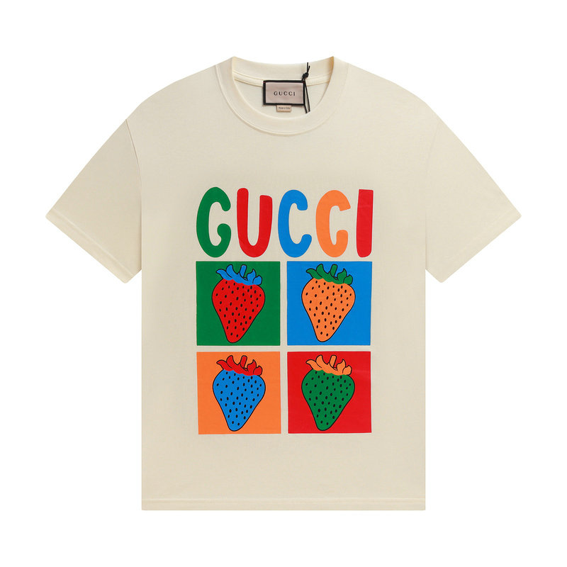 Wholesale Cheap G.ucci Women Short Sleeve Replica T Shirts for Sale