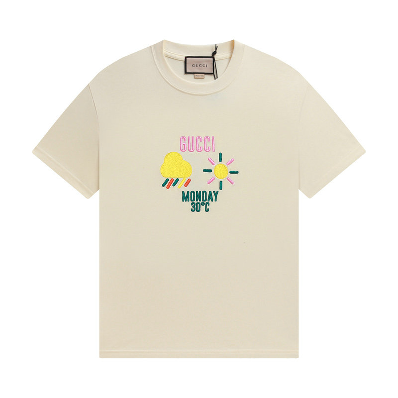 Wholesale Cheap G.ucci Women Short Sleeve Replica T Shirts for Sale