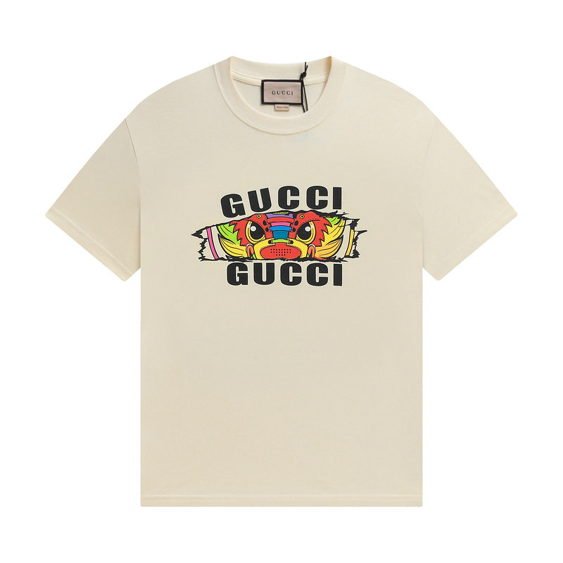 Wholesale Cheap G.ucci Women Short Sleeve Replica T Shirts for Sale