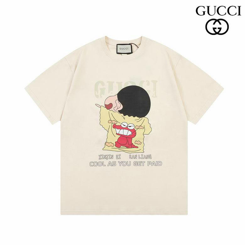 Wholesale Cheap G.ucci Short Sleeve women T Shirts for Sale