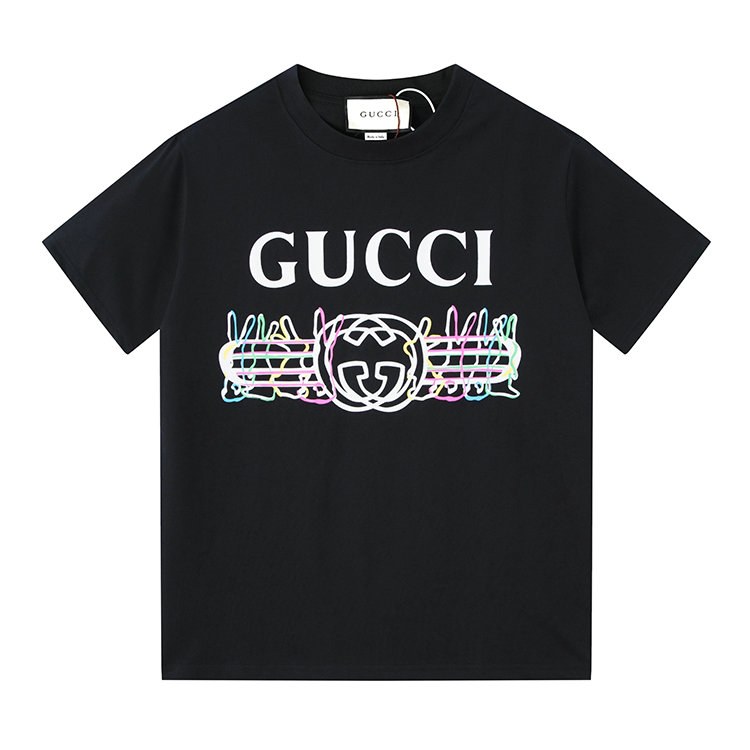 Wholesale Cheap G ucci Designer Short Sleeve T shirts for Sale