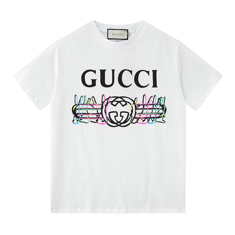 Wholesale Cheap G ucci Designer Short Sleeve T shirts for Sale