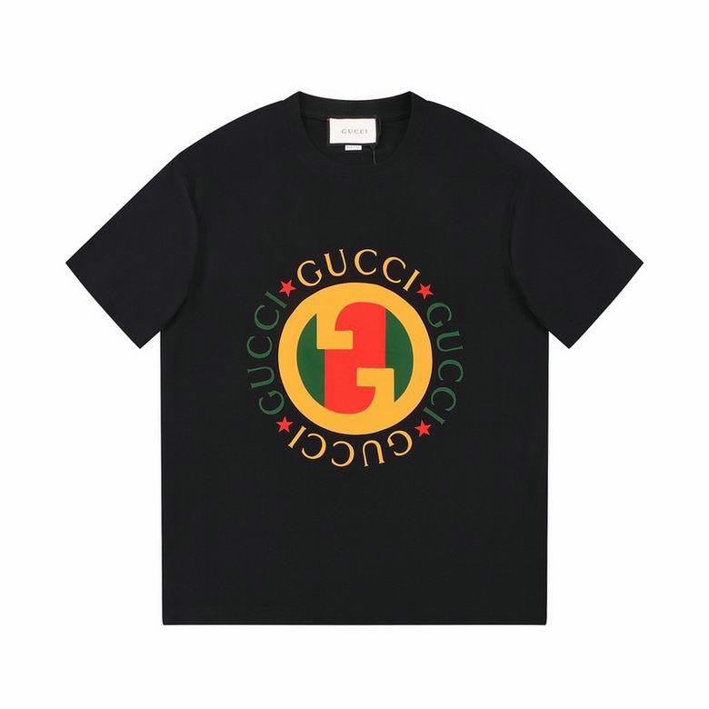 Wholesale Cheap G ucci Short Sleeve T Shirts for Sale