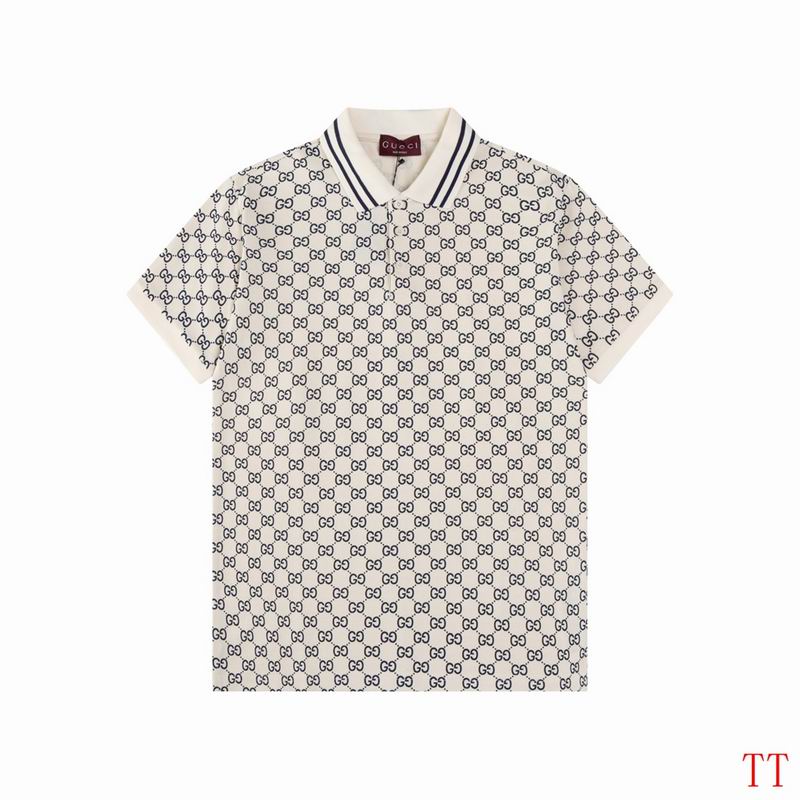 Wholesale High-quality G.ucci Short Sleeve Lapel Replica T-Shirts for sale