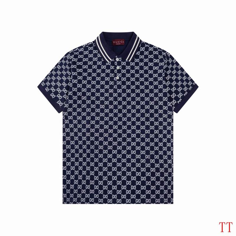 Wholesale High-quality G.ucci Short Sleeve Lapel Replica T-Shirts for sale