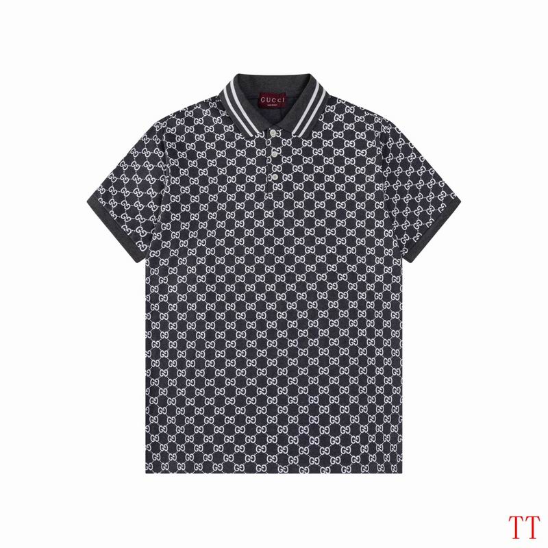 Wholesale High-quality G.ucci Short Sleeve Lapel Replica T-Shirts for sale