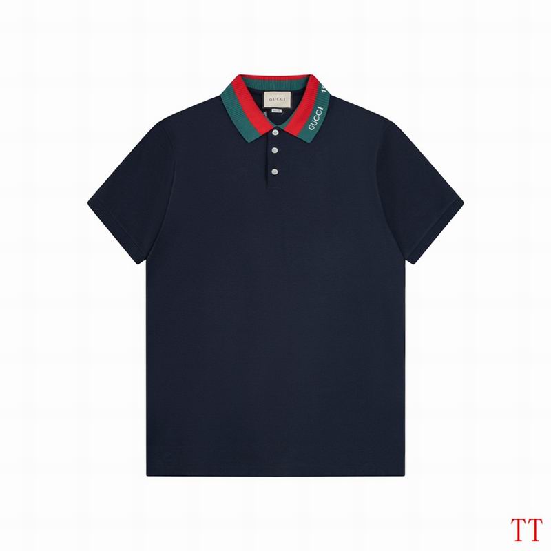 Wholesale High-quality G.ucci Short Sleeve Lapel Replica T-Shirts for sale