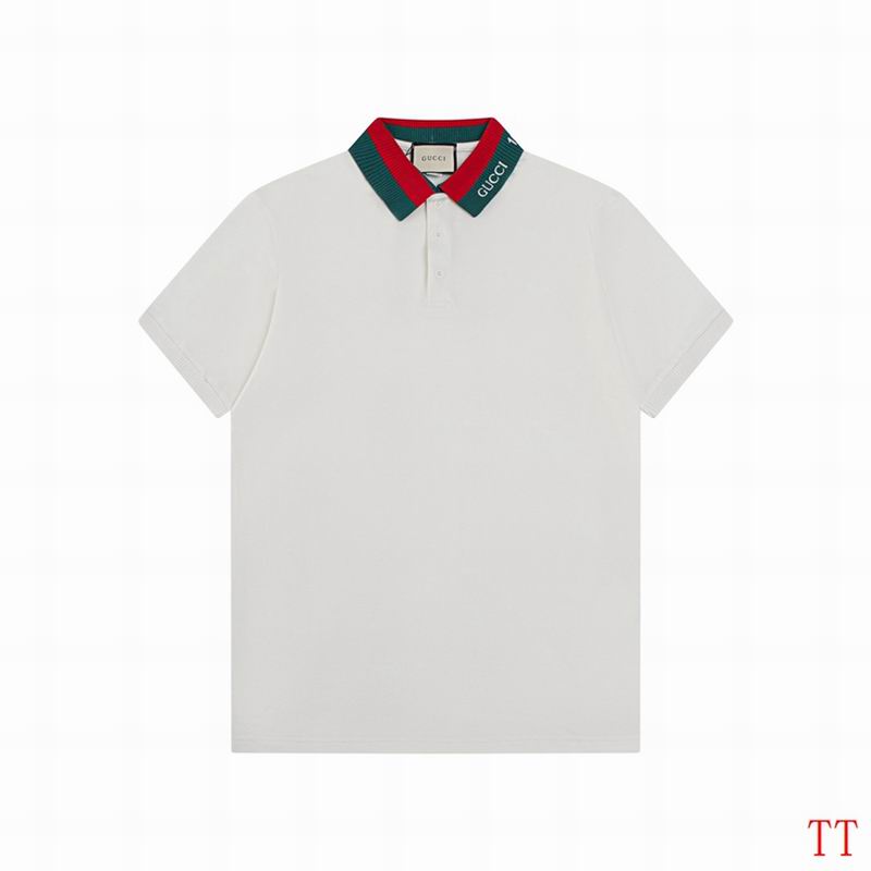 Wholesale High-quality G.ucci Short Sleeve Lapel Replica T-Shirts for sale