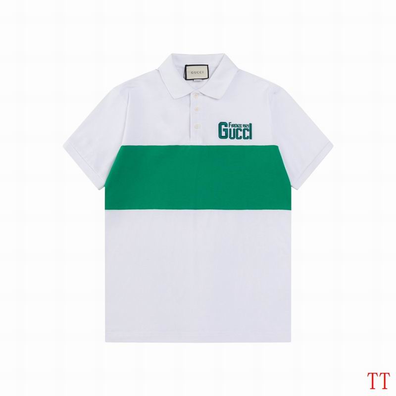 Wholesale High-quality G.ucci Short Sleeve Lapel Replica T-Shirts for sale