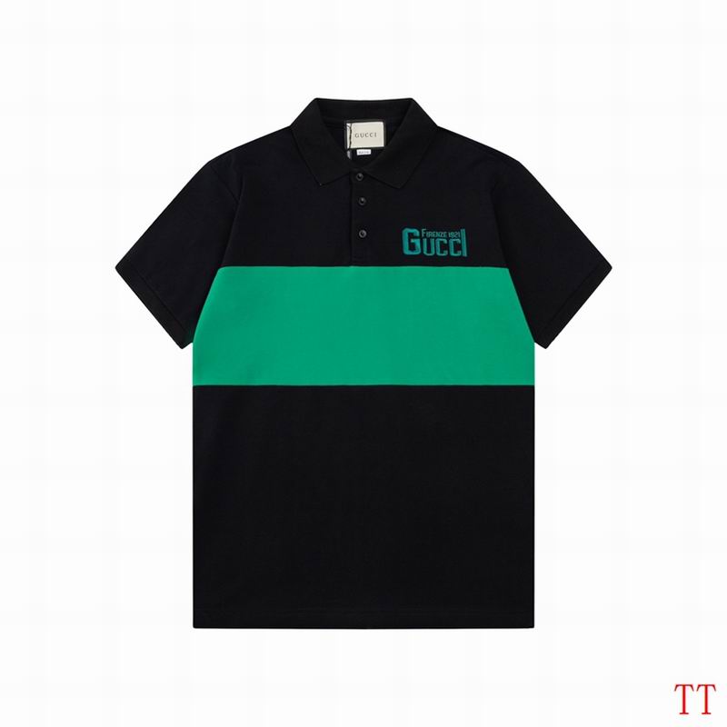 Wholesale High-quality G.ucci Short Sleeve Lapel Replica T-Shirts for sale