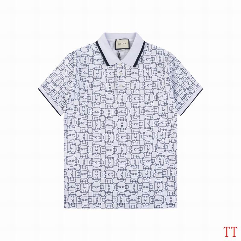 Wholesale High-quality G.ucci Short Sleeve Lapel Replica T-Shirts for sale