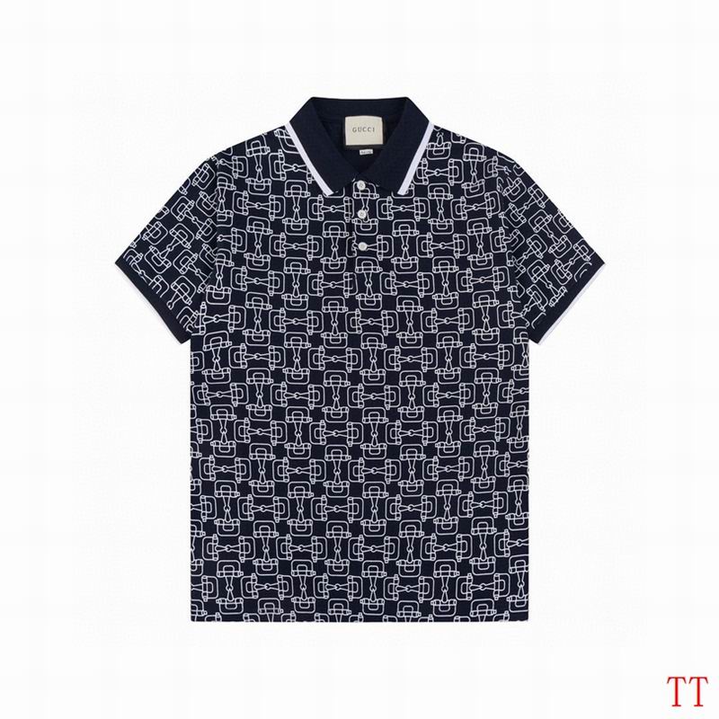 Wholesale High-quality G.ucci Short Sleeve Lapel Replica T-Shirts for sale