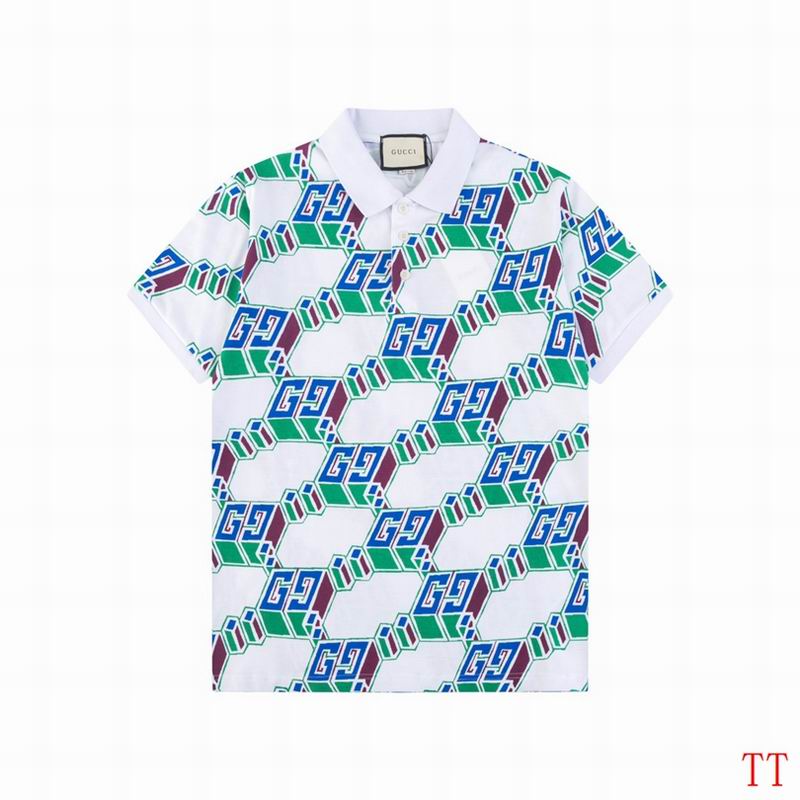 Wholesale High-quality G.ucci Short Sleeve Lapel Replica T-Shirts for sale