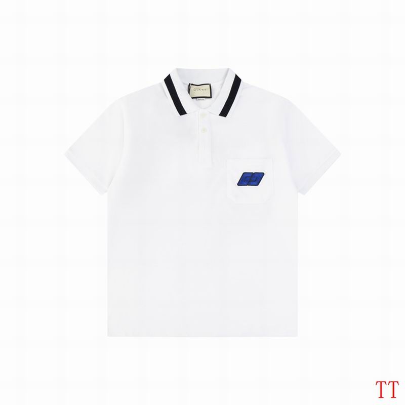 Wholesale High-quality G.ucci Short Sleeve Lapel Replica T-Shirts for sale