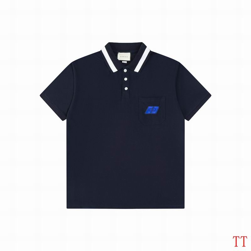 Wholesale High-quality G.ucci Short Sleeve Lapel Replica T-Shirts for sale