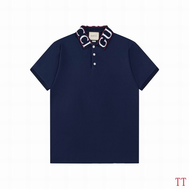 Wholesale High-quality G.ucci Short Sleeve Lapel Replica T-Shirts for sale