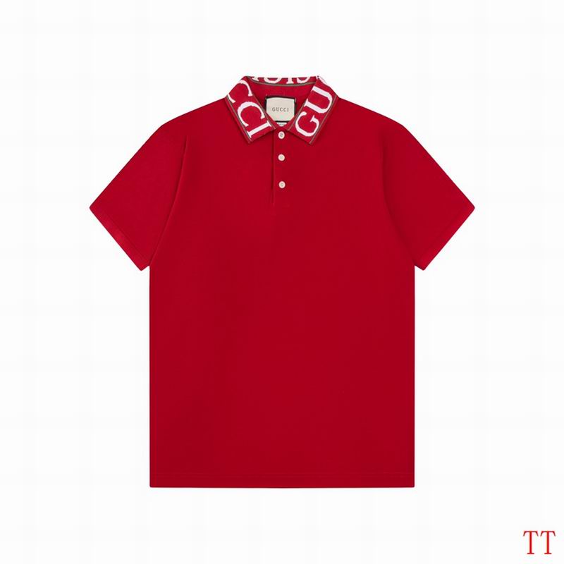 Wholesale High-quality G.ucci Short Sleeve Lapel Replica T-Shirts for sale
