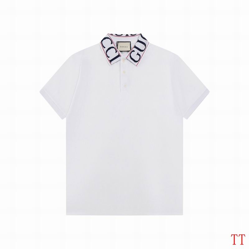 Wholesale High-quality G.ucci Short Sleeve Lapel Replica T-Shirts for sale