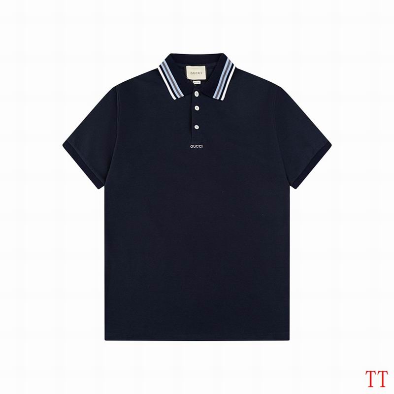 Wholesale High-quality G.ucci Short Sleeve Lapel Replica T-Shirts for sale