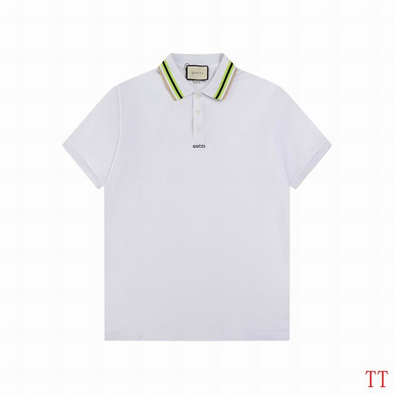 Wholesale High-quality G.ucci Short Sleeve Lapel Replica T-Shirts for sale