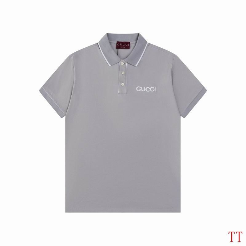 Wholesale High-quality G.ucci Short Sleeve Lapel Replica T-Shirts for sale