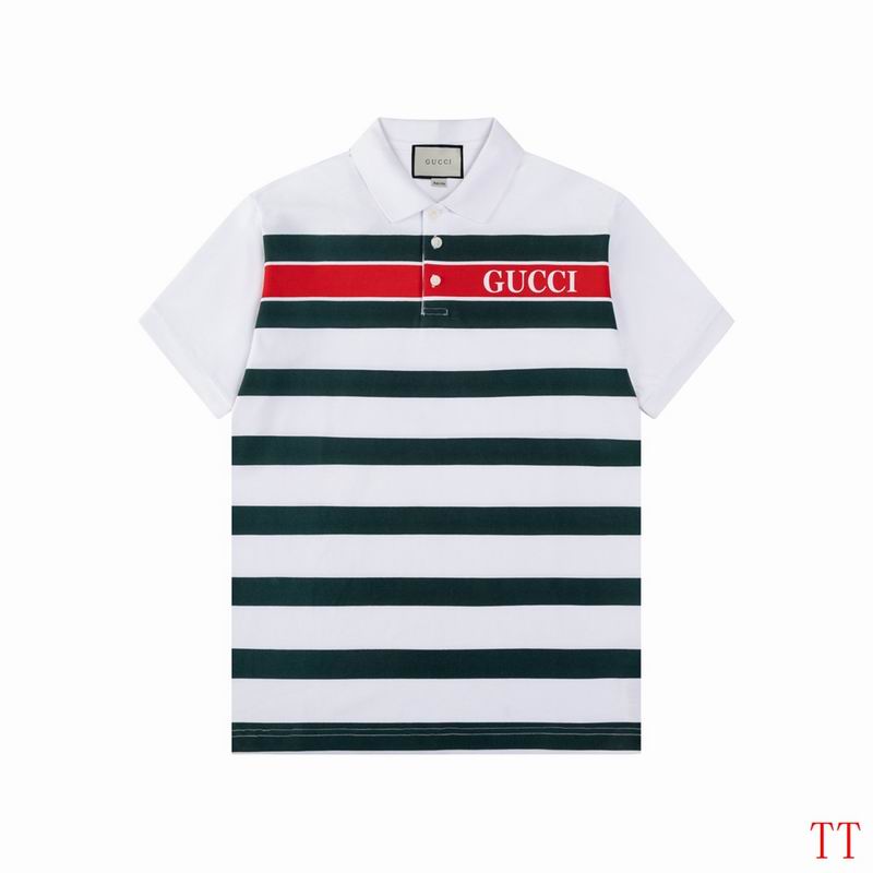 Wholesale High-quality G.ucci Short Sleeve Lapel Replica T-Shirts for sale