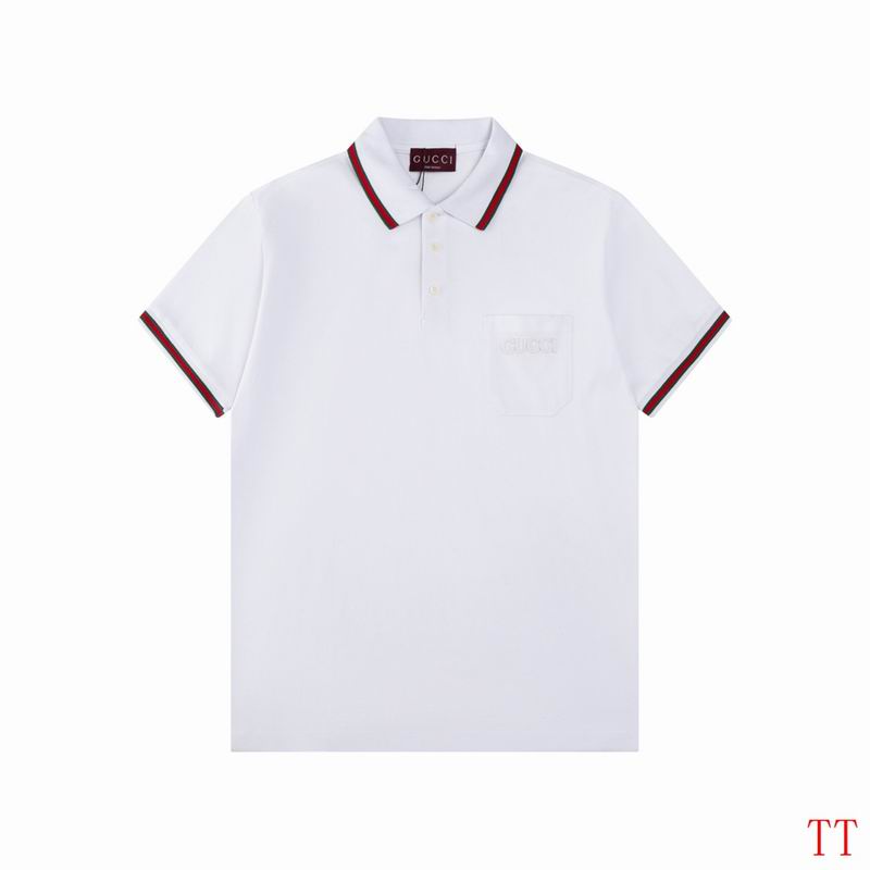 Wholesale High-quality G.ucci Short Sleeve Lapel Replica T-Shirts for sale