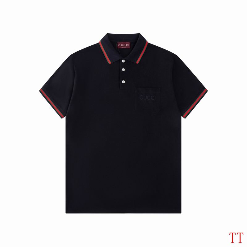 Wholesale High-quality G.ucci Short Sleeve Lapel Replica T-Shirts for sale