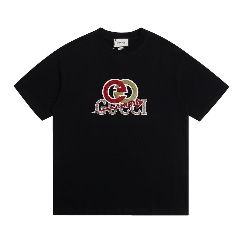 Wholesale High-quality Brands G.ucci Short Sleeve Crew Neck T-Shirts for sale