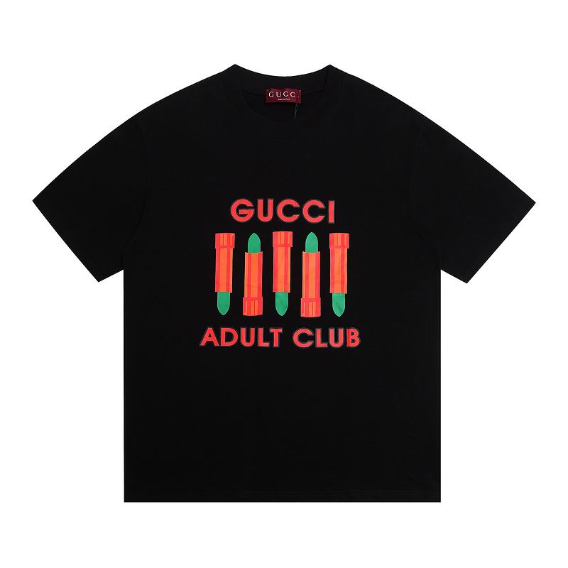 Wholesale High-quality Brands G.ucci Short Sleeve Crew Neck T-Shirts for sale
