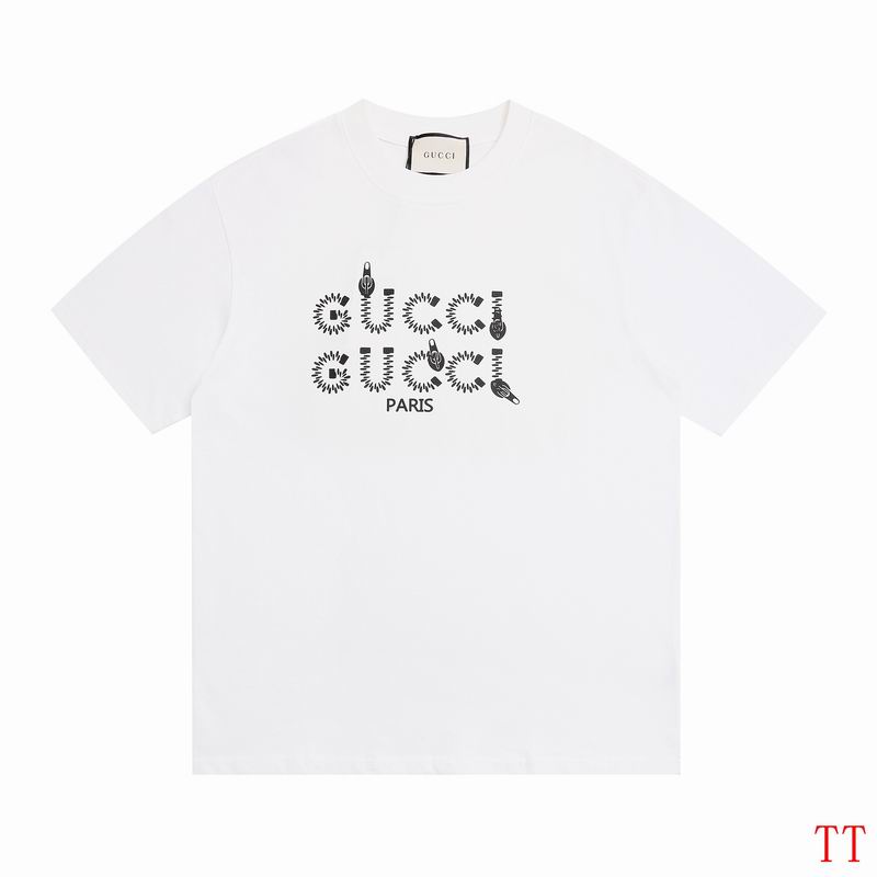Wholesale High-quality Brands G.ucci Short Sleeve Crew Neck T-Shirts for sale