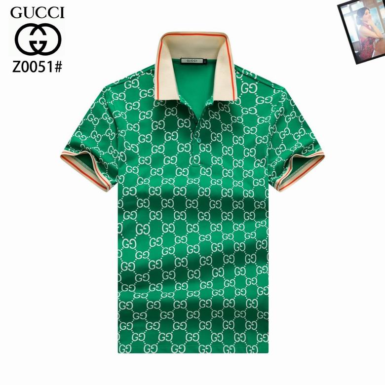 Wholesale High-quality Brands G.ucci Short Sleeve Lapel Designer T-Shirts for sale