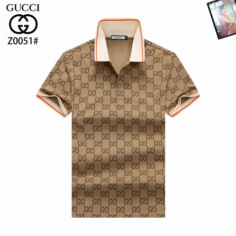 Wholesale High-quality Brands G.ucci Short Sleeve Lapel Designer T-Shirts for sale