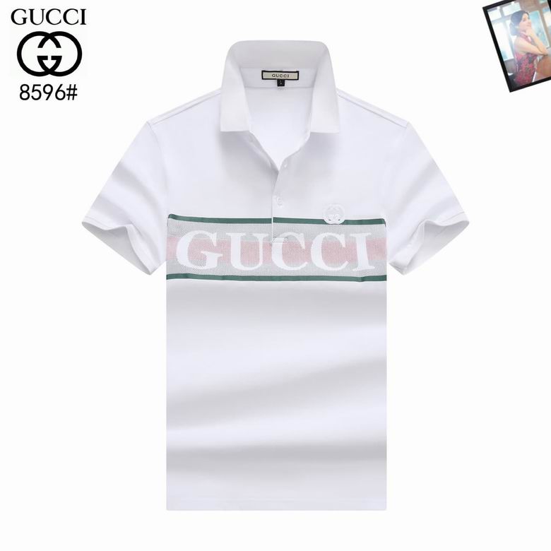 Wholesale High-quality Brands G.ucci Short Sleeve Lapel Designer T-Shirts for sale