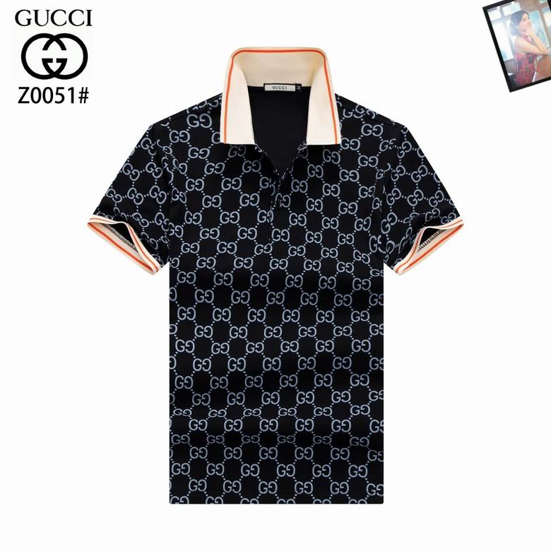 Wholesale High-quality Brands G.ucci Short Sleeve Lapel Designer T-Shirts for sale