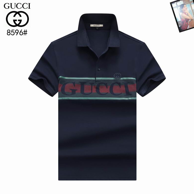 Wholesale High-quality Brands G.ucci Short Sleeve Lapel Designer T-Shirts for sale