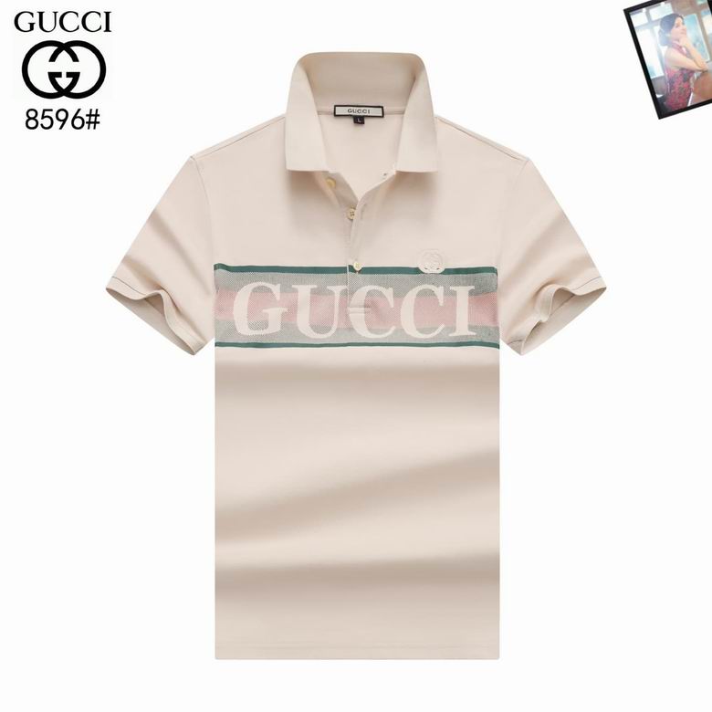 Wholesale High-quality Brands G.ucci Short Sleeve Lapel Designer T-Shirts for sale