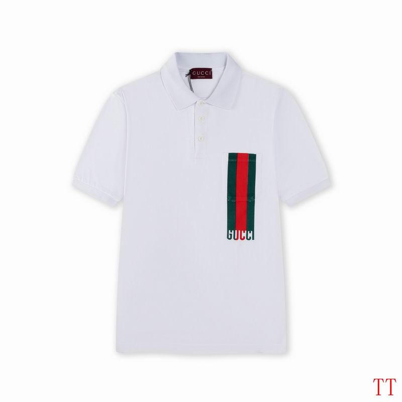 Wholesale High-quality Brands G.ucci Short Sleeve Lapel Designer T-Shirts for sale