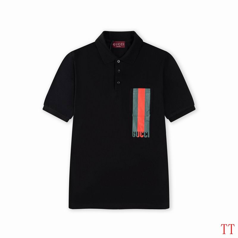 Wholesale High-quality Brands G.ucci Short Sleeve Lapel Designer T-Shirts for sale