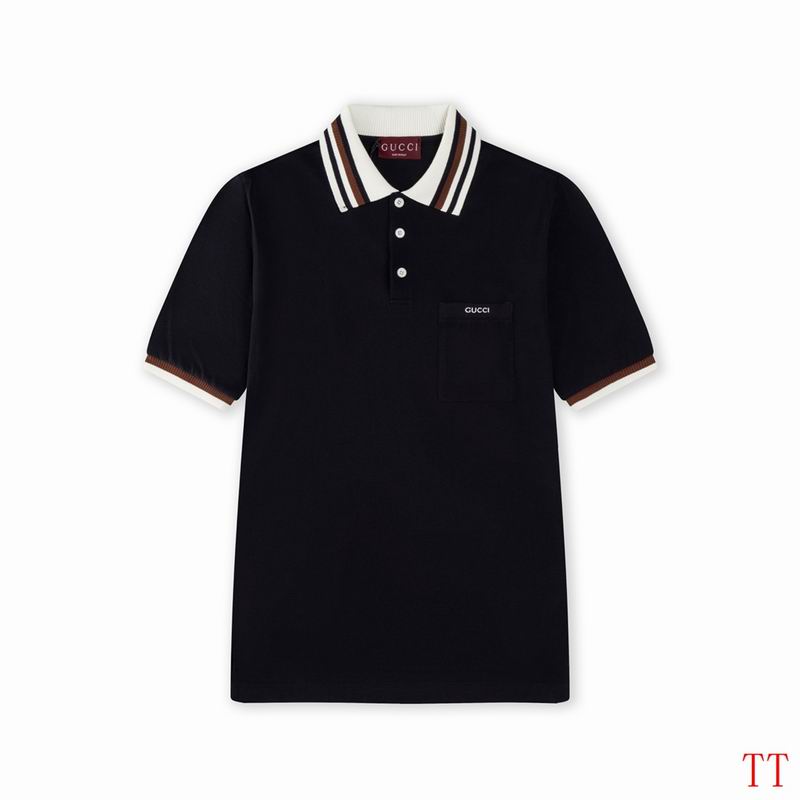 Wholesale High-quality Brands G.ucci Short Sleeve Lapel Designer T-Shirts for sale